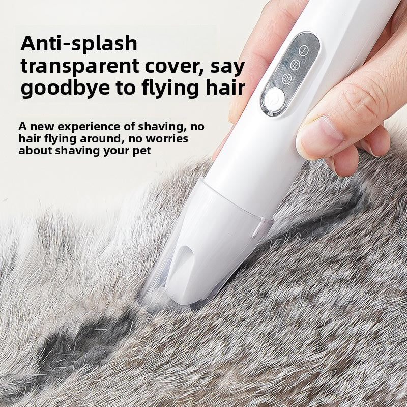 Rechargeable Pet Grooming Trimmer with Wide Blade