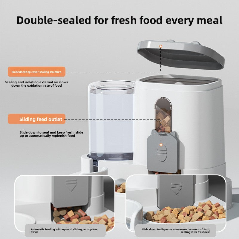 Automatic Pet Food and Water Feeder Bowl PawNest